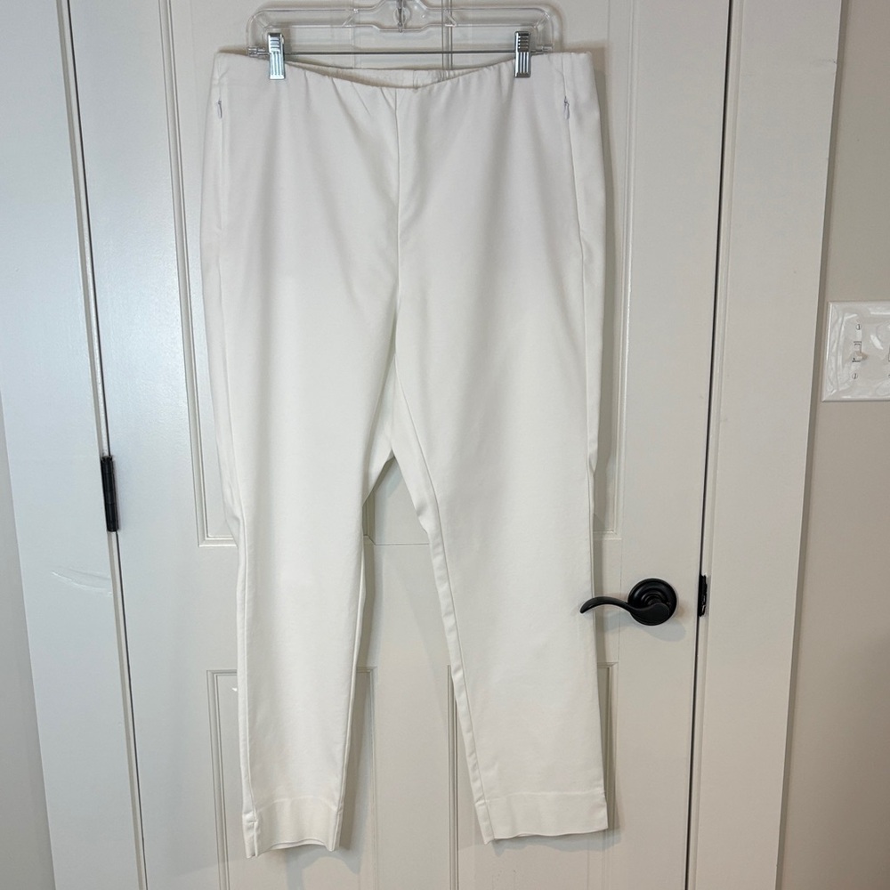 J Jill Size 16 Essential Cotton Stretch Pants